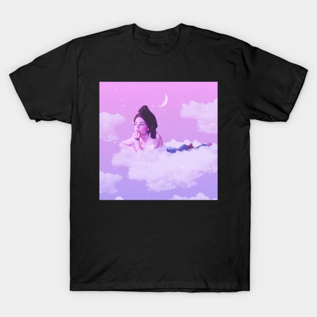 Sitting in the Clouds T-Shirt by RiddhiShah